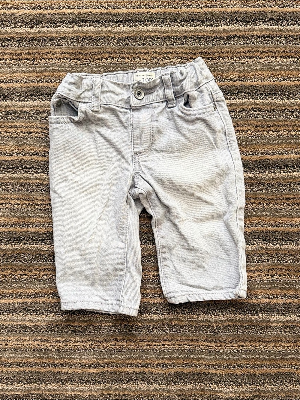 The Children's Place Light Gray Denim Pants